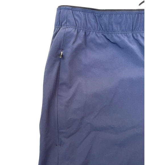 Nobull Gym Shorts Mens Large Blue Athletic Training Performance Nylon‎ Lycra - Picture 2 of 8